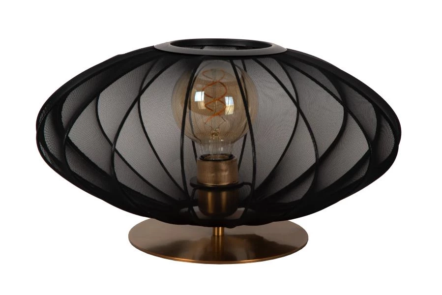 Lucide CORINA - Lampe de table Intérieur/Extérieur - Ø 40 cm - 1xE27 - Noir - DETAIL